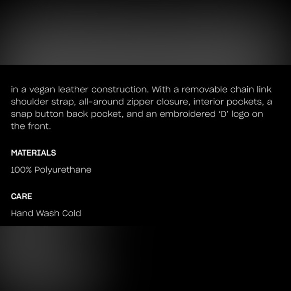 NWT Dolls Kill Darker Wavs Diatonic Crossbody Coin Purse Removable Chain Strap - Picture 10 of 13